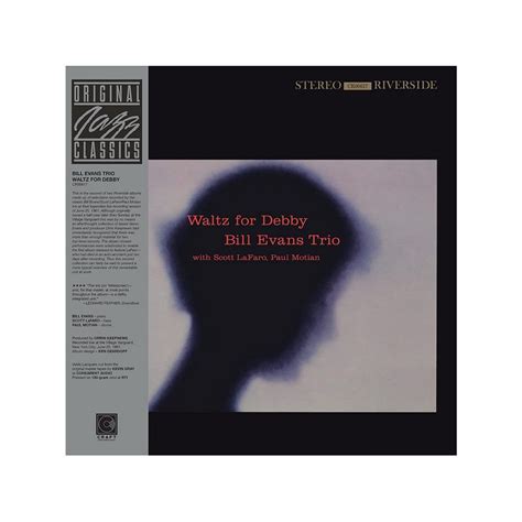 Bill Evans Trio Waltz For Debby Craft Recordings Cr