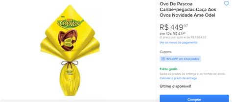 Caribe Ovo De P Scoa De Banana Esgota Nas Prateleiras E Vendido Na