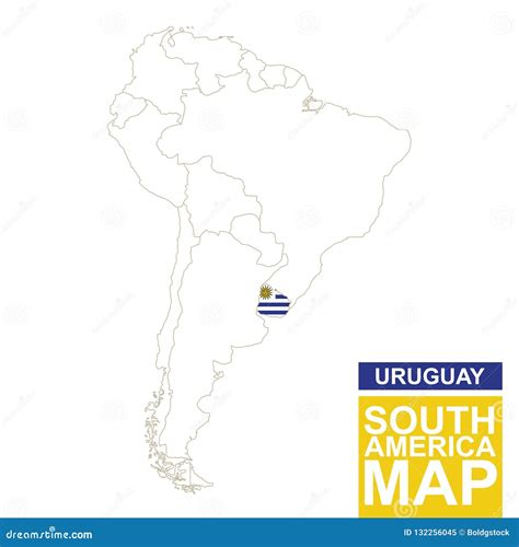 map of uruguay south america