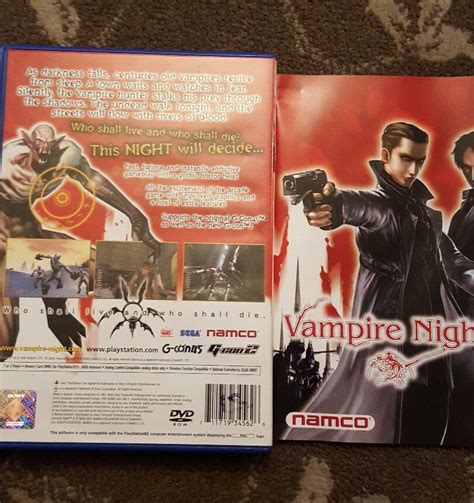 Vampire Night Playstation 2 Ps2 Rare G Con Gun Shooter Ebay