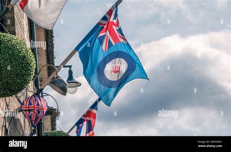 Royal Air Force Flag Stock Photo - Alamy