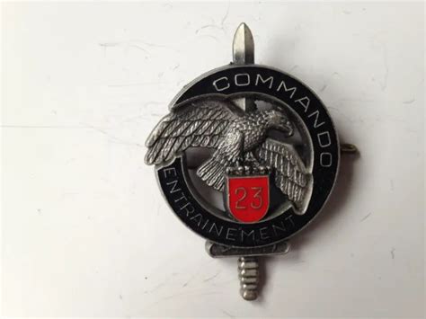 Insigne Militaire France Brevet Cec Commando Ri Delsart Relief Eur