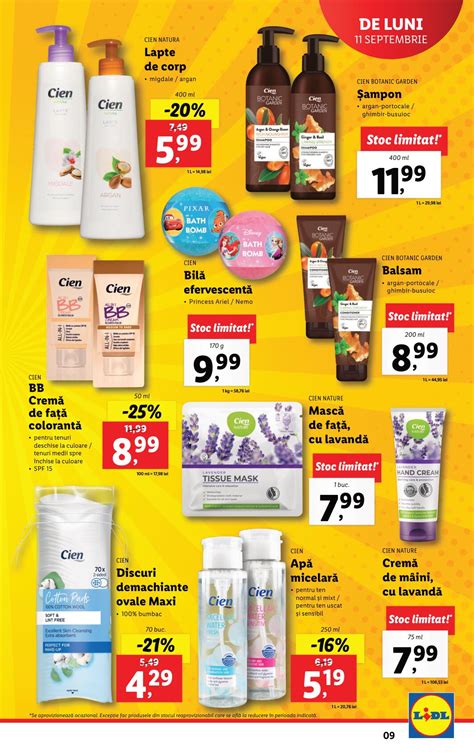 Oferte Lidl Cien Produse Cosmetice Din Septembrie