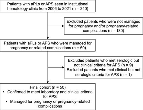 Flowchart Of Pregnant Patients With Antiphopholipid Syndrome Download