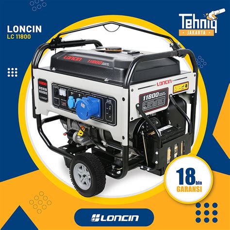 Jual Mesin Generator Genset Listrik Bensin Loncin Lc Digital