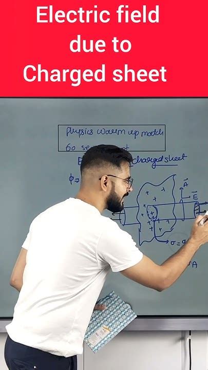 Electric Field Due To Charged Sheet Warm Up Match 60 Second Physics By Ssp Sir Youtube