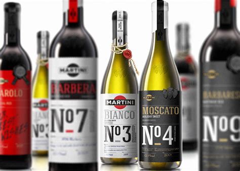 Martini Wine Labels Design on Behance