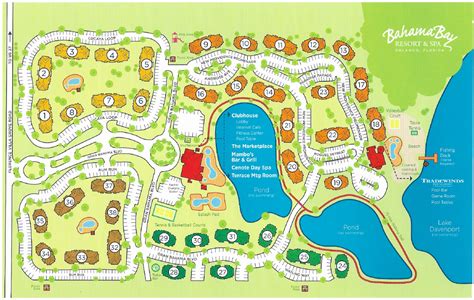 Bahama Bay Resort Map – Disney Florida Condo Rental