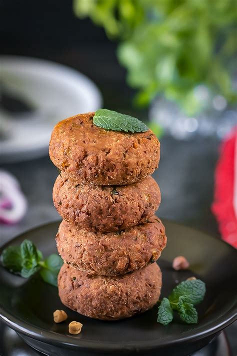 Kala Chana Kabab Shammi Kabab With Black Chickpeas Ruchiskitchen