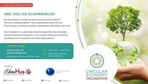 WomHub Circular Economy Incubator 2021 For South African Women