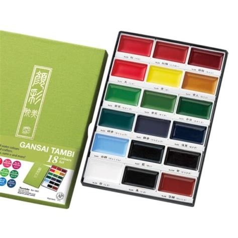 Kuretake Gansai Tambi 48 Colour Set - Lavinia Stamps