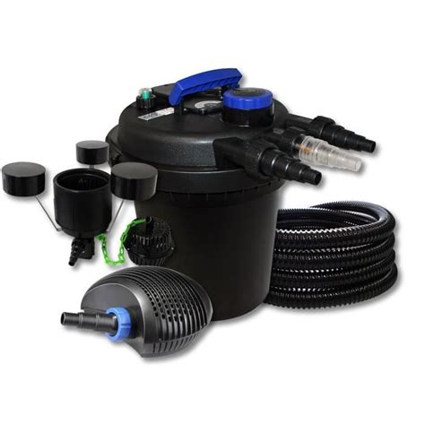 Sunsun Kit Filtration De Bassin Pression L Avec W Uvc W Pompe