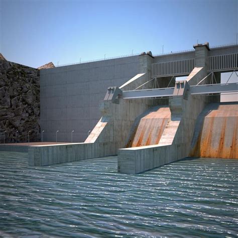 Hydroelectric Dam 3 3D Model #AD ,#Hydroelectric#Dam#Model ...