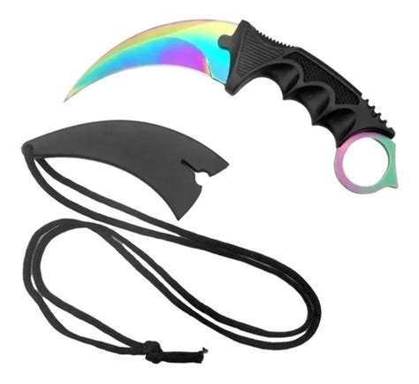 Cuchillo Karambit Y Navaja Mariposa Sin Filo Tornasolado MECPRODUCTOS