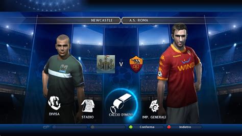 Newcastle 0 2 Roma 0 0 Highlights Coppa Campioni Virtuale 22 23 Pes11