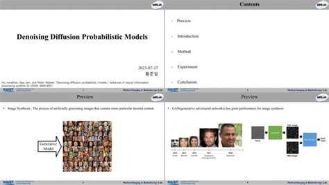 Journal Club Denoising Diffusion Probabilistic Models Seminar