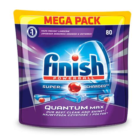 Pk Finish Quantum Max Powerball Super Charged Dishwasher Tablets