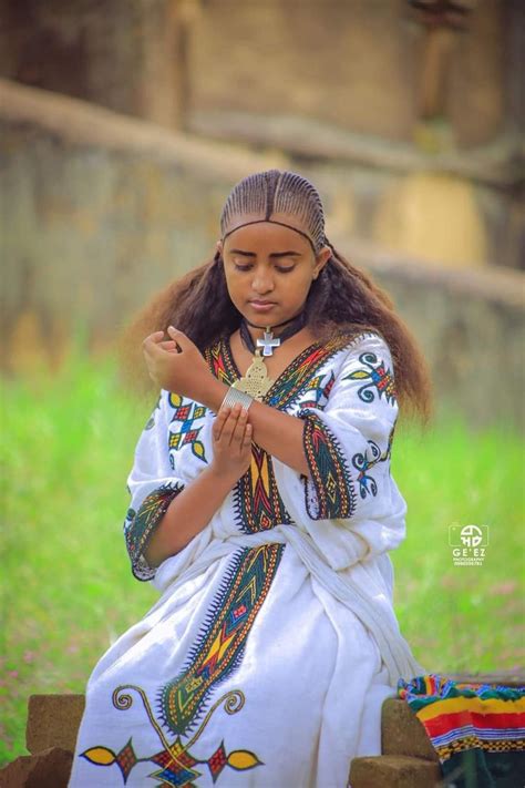 Amhara Ethiopian Dna African Culture Fantasy Girls Quick Color