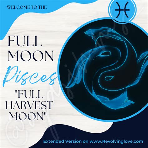 Welcome To The Full Moon In Pisces 🌕♓️ Full Harvest Moon” September