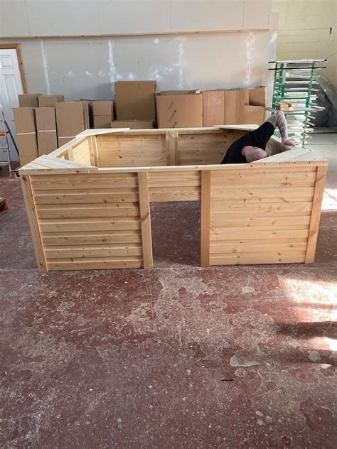 Hot Tub Wooden Surround Bespoke Handmade Free Delivery Etsy UK Hot Tub Surround Hot