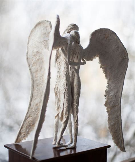 Angels Statue, Miniature People, Angels Paper Figurine, Romantic Decor, Wedding Gift, Romantic ...