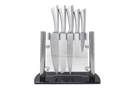 5-Piece Stainless Steel Knife Set with Stand – Especially Kitchens