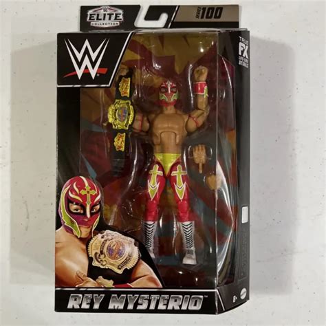 FIGURINE ARTICULÉE WWE Rey Mysterio Elite série 100 mattel neuve dans