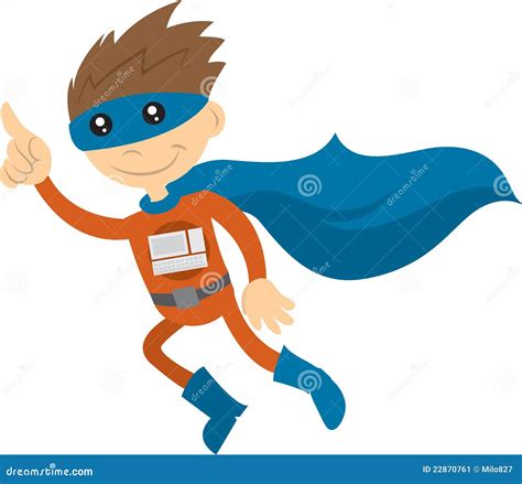 Tech Superhero Stock Image Image 22870761