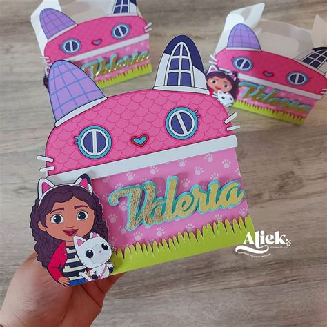 Gaby Doll House Favor Boxes Gaby Doll House Party Decor Gaby Etsy