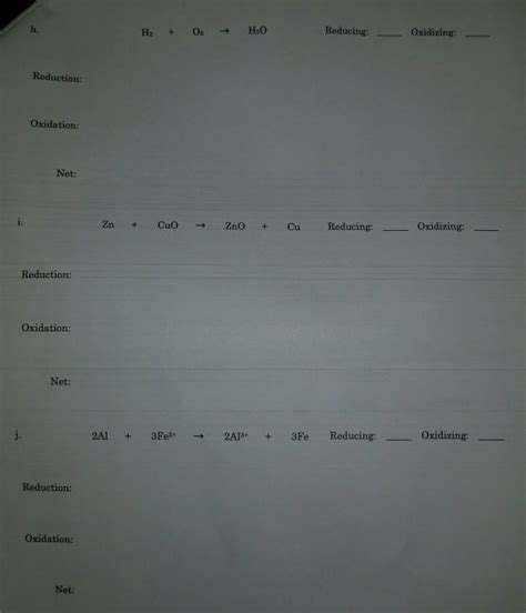 Solved Extra Credit Practice Problems For Redox Assign Chegg