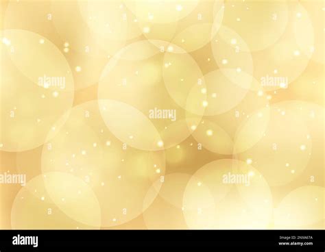 Elegant Golden Bokeh Lights Background Stock Vector Image And Art Alamy