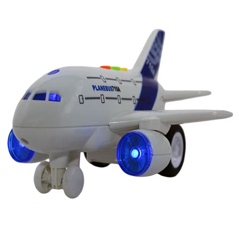 Brinquedos De Avião - Avião de Brinquedo com Som e Luz Mini Airbus | Shopee Brasil
