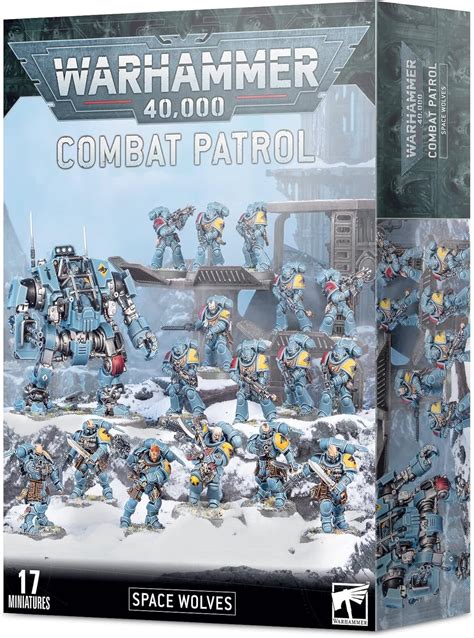 Games Workshop Warhammer 40000 Combat Patrol Space Wolves Amazon