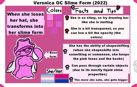 Veronica Oc Reference Sheet Slime Form 2022 By Elmemo23 On Deviantart