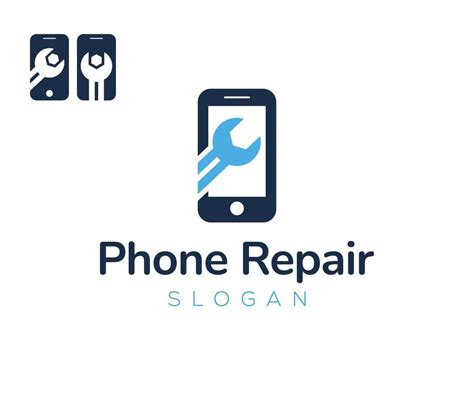 Mobile Phone Repair Logo Phone Service Logo Designs Concept