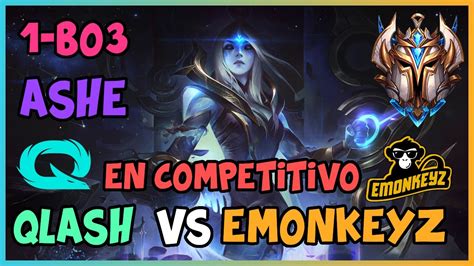 Ashe Wild Rift Pro Gameplay En Competitivo Qlash Vs Emonkeyz