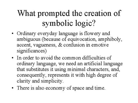 Introduction To Symbolic Logic Propositional Logic Truth Functional