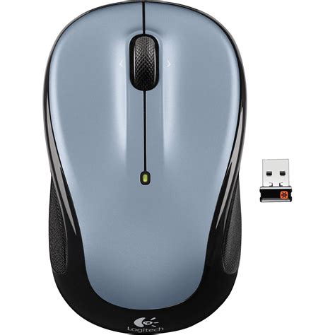 Logitech Wireless Mouse M Light Silver B H Photo