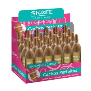 Kit Ampolas De Trat Capilar Skafe Cachos Perfeitos Ml Shopee Brasil