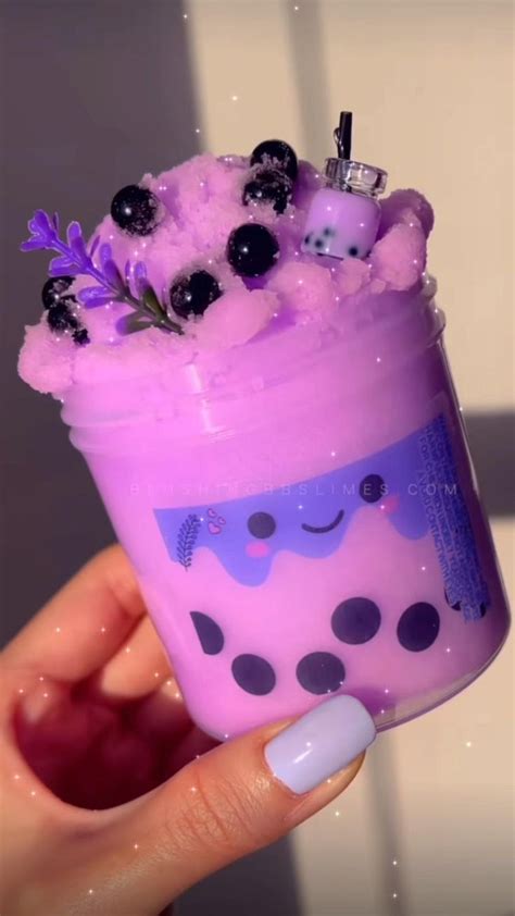 purple slime 💜🧋 | Schleim, Geburtstag, Geburt