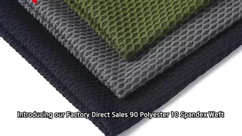 New Product 4 Way Stretch 90 Polyester 10 Spandex 140gsm Weft Knitted