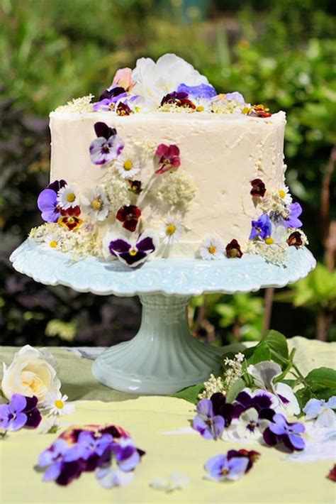 Flower Desserts Cake Decorating Edible Flowers Recipes