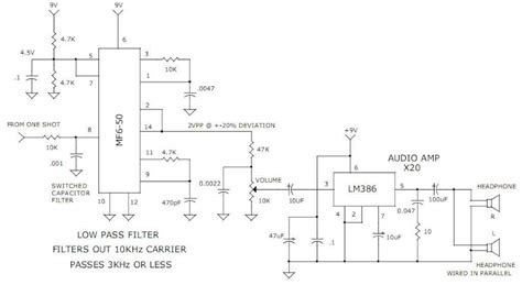 3khz Low Pass Filter And Audio Amplifier Eeweb