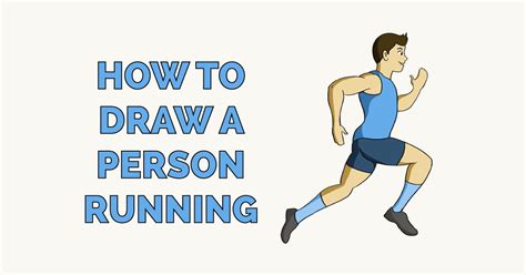 How To Draw A Person Running Really Easy Drawing Tutorial