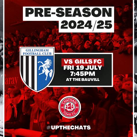 PRE-SEASON UPDATE: FIXTURE VS GILLINGHAM FC - Chatham Town FC