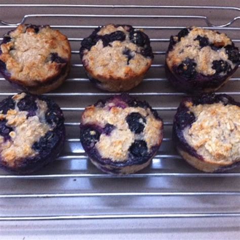 No Flour No Sugar Blueberry Oatmeal Muffins