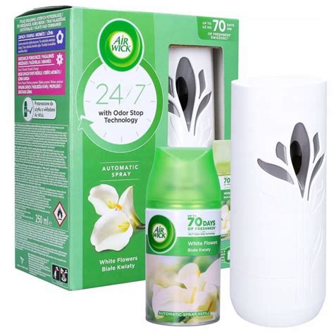 DÉSODORISANT AIR WICK FRESHMATIC FLEURS BLANCHES DIFFUSEUR D AIR AIR