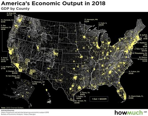 Visualizing America's Economic Activity Map