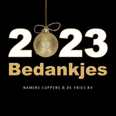 Kerstkaart Bedankjes Goud Kaartje Go