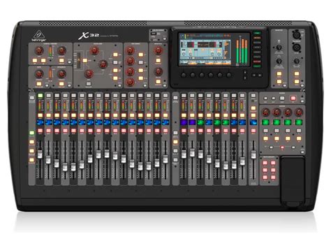 Mesa Digital Canais E Sa Das Xlr Behringer X Chedas Som